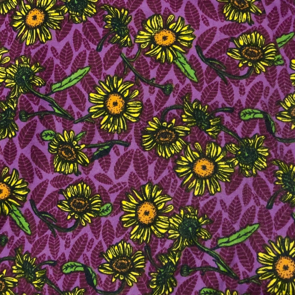 💜Purple Sunflower LulaRoe Leggings💜